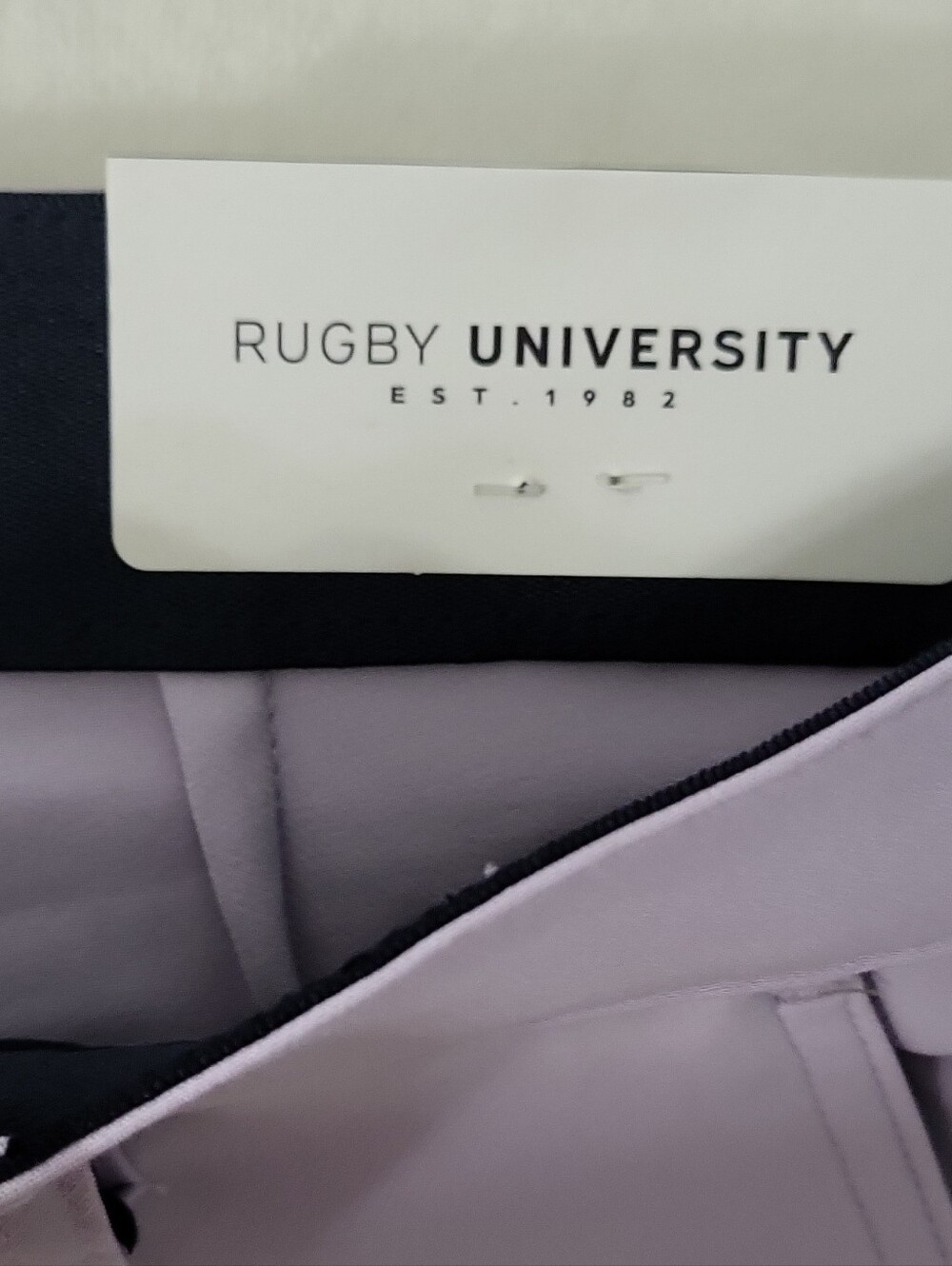Rugby University Tech Shorts Purple 9" Inseam 2-Way Stretch Easy Care size 38 - Picture 16 of 16